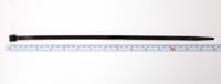 233-493 RS PRO Cable Tie, 380mm x 7.6 mm, Black Nylon, Pk-100