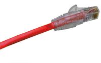 pcd-01001-0c Molex Premise Networks, 1m Cat5e, Red RJ45 to Male RJ45 Male, U/UTP Unshielded, Terminated PVC Sheath