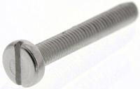 526-984 RS PRO Slot M3 Pan A2 304 Stainless Steel Machine Screws DIN 85 x 20.0mm