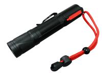 255-4195 RS PRO LED Torch Black, Red - Rechargeable 1200 lm, 160 mm