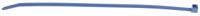 111-00830-mct50r-pa66mp-bu HellermannTyton Cable Tie, 203.2mm x 4.6 mm, Blue Polyamide 6.6 (PA66), Pk-100