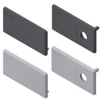 3842548748 Bosch Rexroth Grey PP Cover Cap, 40 x 80 Strut Profile, 10mm Groove