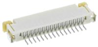 52207-1660 Molex, Easy-On, 52207 1mm Pitch 16 Way Right Angle Female FPC Connector, ZIF Top Contact