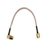 bu-4150030mm150 Mueller Electric BU Series Male Plug to Male SMA Male Plug Right Angle, 150 mm 50 Ω