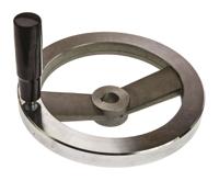 237-520 RS PRO Silver Die Cast Aluminium Hand Wheel, 200mm diameter