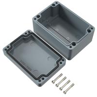 020811060 Rose Polyester Standard Series Grey Glass Fibre Reinforced Polyester Enclosure, IP66, IK08, Grey Lid, 110 x 75 x 55mm