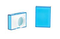 a165l-ja Omron Blue Rectangular Push Button Lens for Use with A16 Series LED/Incandescent Lamp Push Button Switch