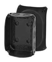 kf1000b HENSEL ENYCASE DK Series Black Polycarbonate Junction Box, 180 x 130 x 77mm