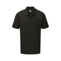 1150-10bs Orn Eagle Black Cotton, Polyester Polo Shirt