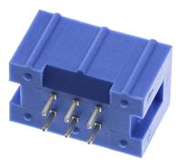 2-1761603-1 TE Connectivity AMP-LATCH Series Straight Through Hole PCB Header, 6 Contact(s), 2.54 mm Pitch, 2 Row, Shrouded