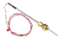 237-1663 RS PRO PT100 RTD Sensor, 4mm Dia, 150mm Long, 2 Wire, G1/8, Class B +250°C Max