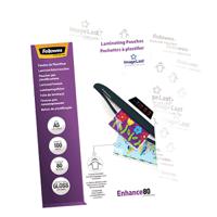 5306002 Fellowes A5 Glossy  Laminator Pouches 80micron Thickness, 100 Pack Quantity