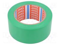 60760-00097-16 Tesa  Green PVC 33m Floor Marking Tape, 0.15mm Thickness