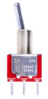 401-680 RS PRO Toggle Switch, PCB Mount, On-On, DPDT, Through Hole Terminal, 250V