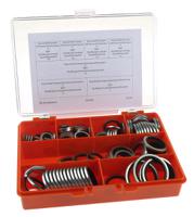 850-681 RS PRO Imperial Bonded Seal Kit Nitrile, Kit Contents 114 Pieces