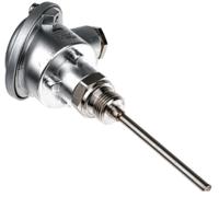90202310-380-1003-1-6-100-104000 Jumo PT100 Temperature Sensor, 6mm Dia, 100mm Long, +200°C Max