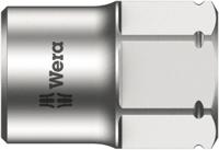 05003675001 Wera 1/4 in Drive 8mm Standard Socket, 6 point, 18 mm Overall Length