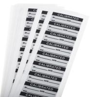 445-3600 RS PRO Adhesive Pre-Printed Adhesive Label-Calibrated-. Quantity: 140
