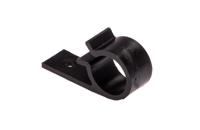 211-70002-4d20-pom-bk HellermannTyton Black Polyacetal D-shaped clip, 20mm Max. Bundle