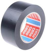 04169-00055-94 Tesa 4169 Black Soft PVC 33m Lane Marking Tape, 0.18mm Thickness