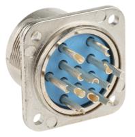 5366-120-06 Jaeger Circular Connector, 12 Contacts, Panel, Standard Connector, Female, IP50, IP54