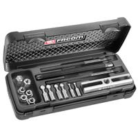 u23j2 Facom Bearing Puller, 40 → 110 mm Capacity, 16-Piece