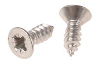 180-673 RS PRO Plain Stainless Steel Countersunk Head Self Tapping Screw, N°8 x 1/2in Long 13mm Long