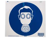 pic-253-dia-200-b7541-branded Brady PET Mandatory Respiratory Protection Sign With Pictogram Only Text