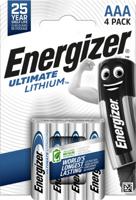 7638900273267 Energizer Energizer Ultimate Lithium Iron Disulfide AAA Battery 1.5V