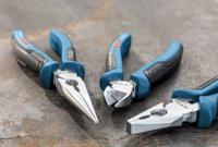 1600a016bg Bosch 1600A016BG 3-Piece Plier and Cutter Set, Angled, Bent, Flat, Straight Tip, 160 mm, 180 mm, 200 mm Overall