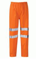 hvtr01-m Orbit International HAWK Yellow Hi Vis Trouser Waterproof, Water Resistant, Penetration Resistance M