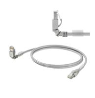 1248280005 Weidmuller, 0.5m Cat6, Grey RJ45 to Male RJ45 Male, S/FTP Shielded, Terminated LSZH Sheath