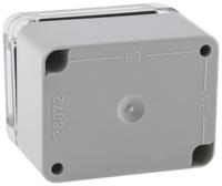 pct-050705-enclosure Fibox Grey Polycarbonate Enclosure, IP66, IP67, Silver Lid, 65 x 50 x 45mm