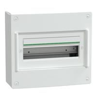 lvsxt113 Schneider Electric PrismaSeT XS Series White Technoplastic Enclosure, IP30, IP40, IK08, IK09, White Lid, 300 x 302 x