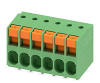 1017507 Phoenix Contact TDPT 2.5/ 6-SP-5.08 Series PCB Terminal Block, 6-Contact, 5.08mm Pitch, Through Hole Mount, 1-Row,