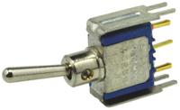5236ycdb APEM Toggle Switch, PCB Mount, On-On, SPST, PC Terminal Terminal, 20V ac/dc