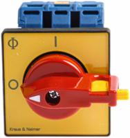 kg32at203gba011ft2 Kraus & Naimer 3P Pole Panel Mount Isolator Switch - 32A Maximum Current, 11kW Power Rating, IP65