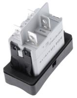 kg412a2xea26x3 APEM Illuminated DPST, On-Off Rocker Switch Panel Mount