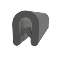 175-2568 RS PRO Black EPDM Edge Protection, 20m