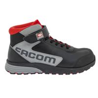 07shikan2834pt42 Parade Shikan Unisex Black, Grey, Red Composite Toe Capped Safety Shoes, UK 8, EU 42