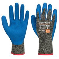 a611k8rxl Portwest Blue, Black Latex, Aramid, Steel Fibre, Polyester Glove 60 mm