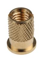 278-629 RS PRO, M6 Brass Threaded Insert diameter 8mm Depth 12.7mm