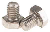 797-6317 RS PRO Plain Stainless Steel, Hex Bolt, M8 x 10mm