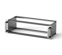 24567161 nVent SCHROFF 24567 Series 3U Subrack, 175mm Depth