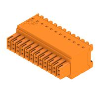 1277380000 Weidmüller, 3.5mm Pitch, OMNIMATE B2CF, 24 Way, , Pluggable Terminal Block, Plug, PCB Mount, Push In Termination,