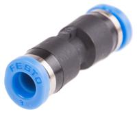 qsm-3 Festo QSM Series Straight Tube-to-Tube Adaptor, Push In 3 mm to Push In 3 mm, Tube-to-Tube Connection Style, 153323