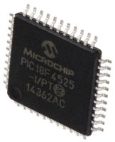 pic18f4525-ipt Microchip PIC18F4525-I/PT, 8 bit PIC, PIC18F4525 Microcontroller, 48 MHz, 48kB FLASH, 44-Pin TQFP