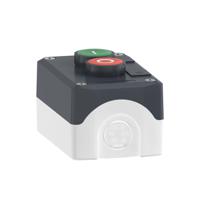 xald213 Schneider Electric Harmony XALD NC, NO Enclosed Push Button, IP66, IP67, IP69, IP69K 62mm Grey Polycarbonate 74mm +70°C