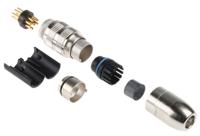 0332-08-1 Lumberg 8 Pole Din Plug, DIN EN 60529, 5A, 60 V ac IP68, Male, Cable Mount