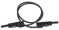 973-645-100 Hirschmann Test & Measurement Test lead, 16A, 60V dc, Black, 500mm Lead Length
